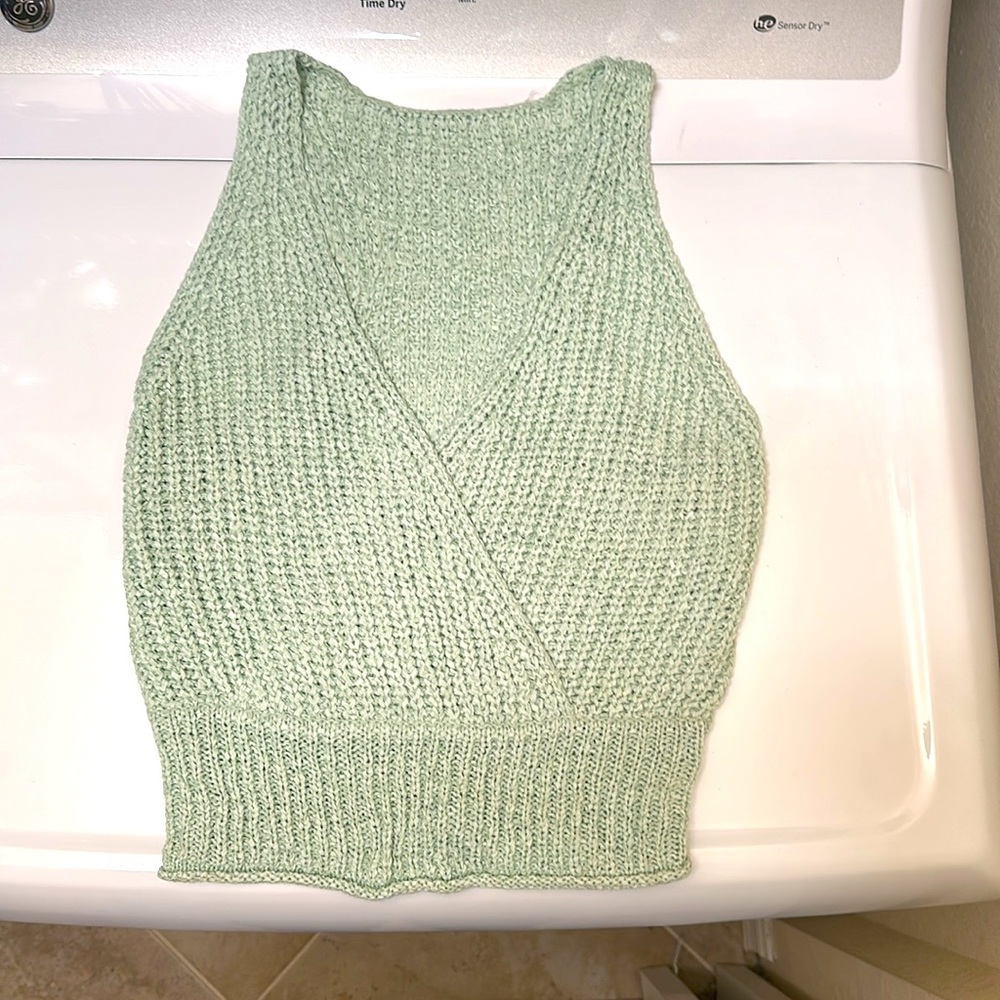 Mint Green Knit Tank